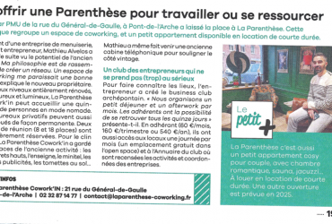 Le Mag de l’Agglo: S’offrir une Parenthèse pour travailler ou se ressourcer